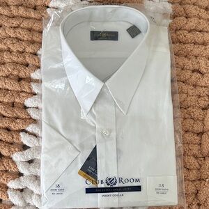 White short sleeve dress shirt